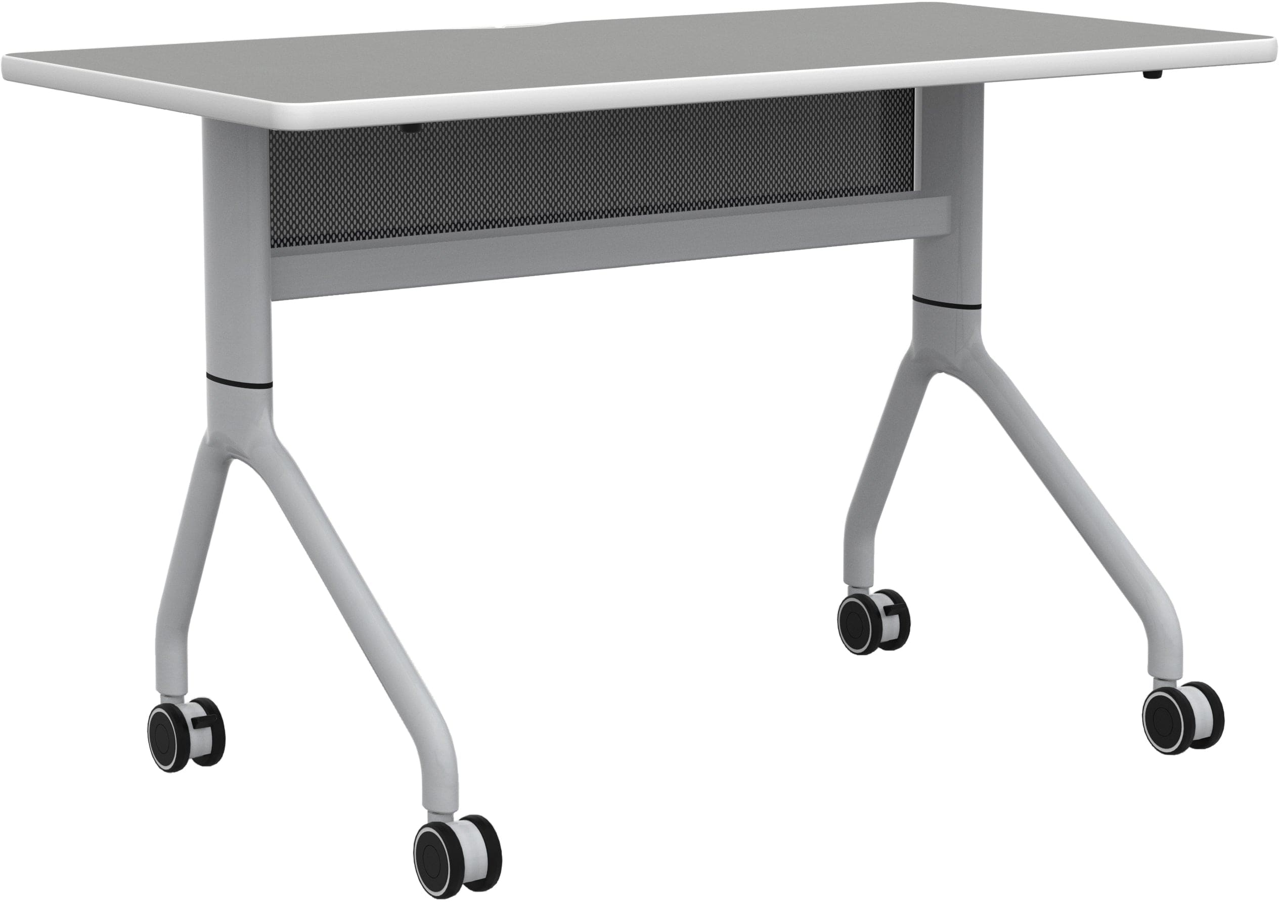 Safco Rumba 48 x 24 Inch Flip Nesting Table - Space-Saving Office & Home Furniture for Meetings, Events & Small Spaces [RBA4824FL]