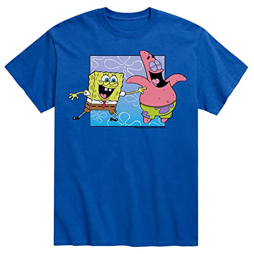 Spongebob Tickling Patrick - Royal Blue