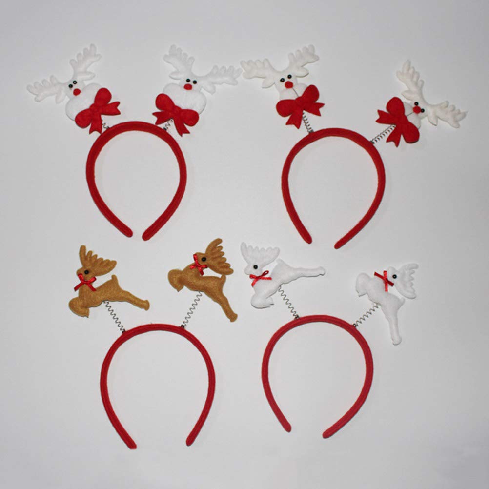 Festive Santa Claus & Snowman Christmas Headbands - Pack of 12 for Holiday Parties, Xmas Costumes & Family Gatherings - Perfect for Christmas Celebrations, Office Parties & New Year Events