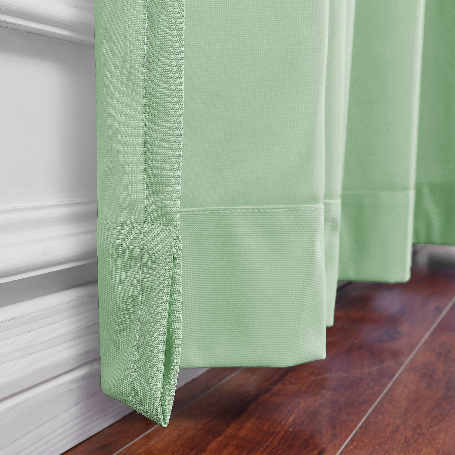 Cololeaf 10ft Wide x 8.5ft Tall Nickel Grommet Medical Privacy Curtain - Flexible Hospital & Clinic Room Divider for High Ceilings - Olive Green Customizable Curved Decorative Curtain for Labs, Patient Rooms & Healthcare Facilities