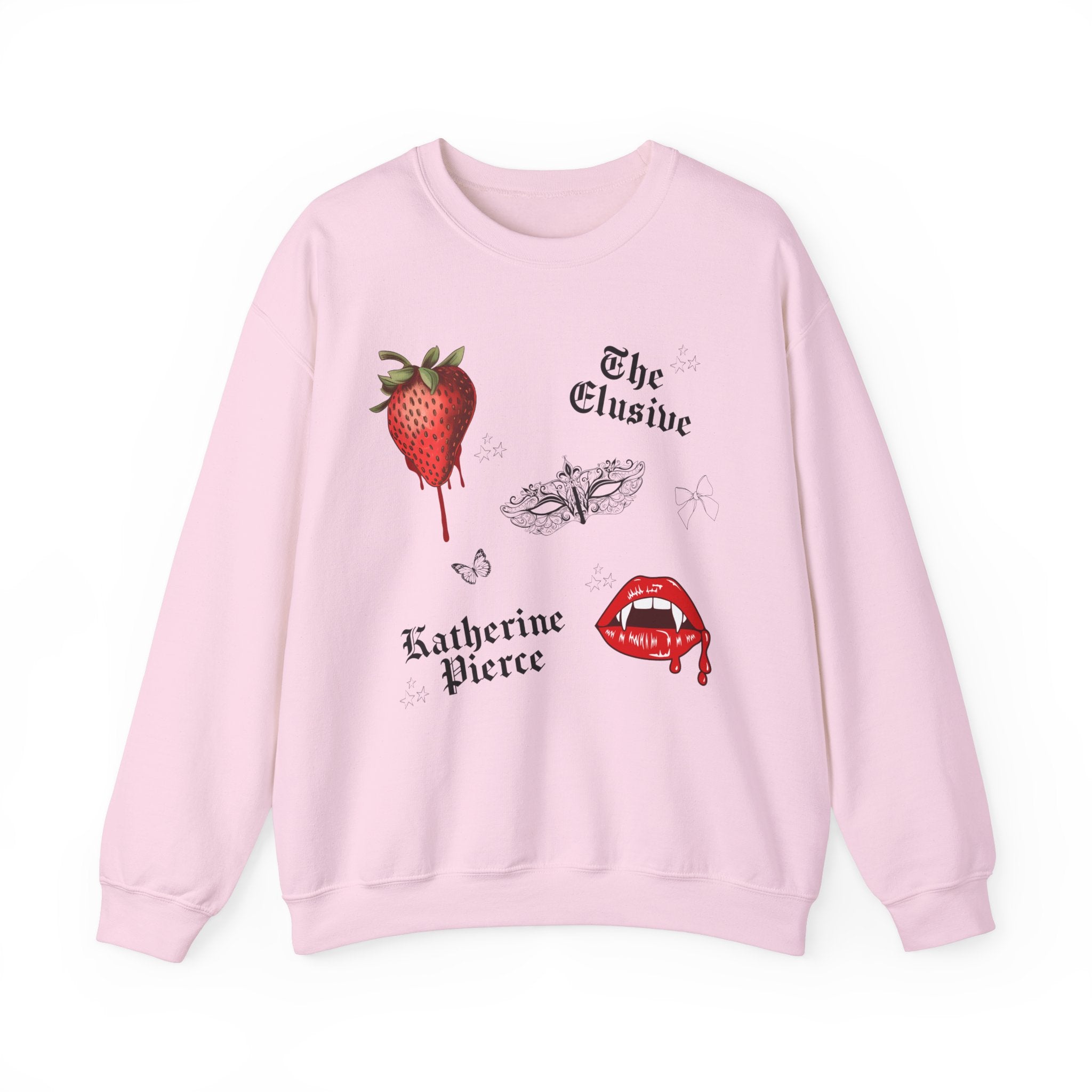 The Elusive Katherine Pierce Crewneck Sweatshirt | Vampire Diaries Inspired Fashion | Perfect for TV Show Fans & Casual Wear