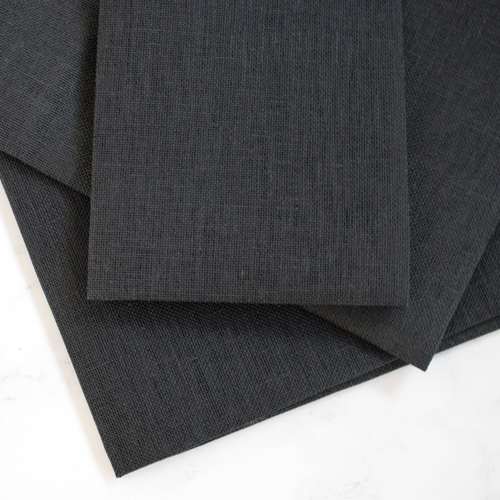 Premium 28 Count Black Linen Cross Stitch Fabric with Chalkboard Finish - Perfect for DIY Embroidery, Home Decor, and Craft Projects