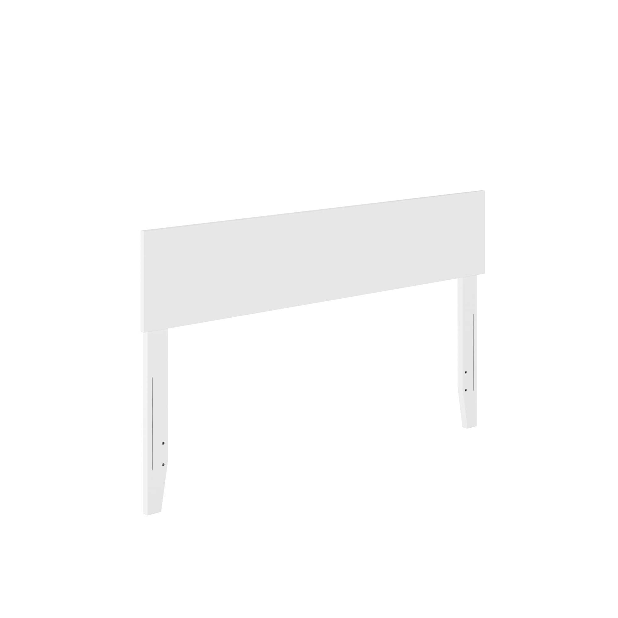 AFI Orlando Full Size Headboard with USB Charging Ports - White Upholstered Bed Frame Headboard for Master Bedroom, Guest Room & Dorm Decor