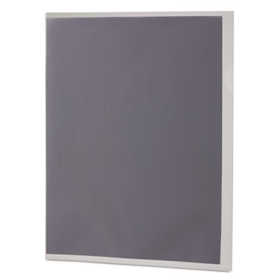 Clear Poly Letter Size Transparent File Jackets - 50 per Box - Ideal for Office Organization, Document Protection & School Projects
