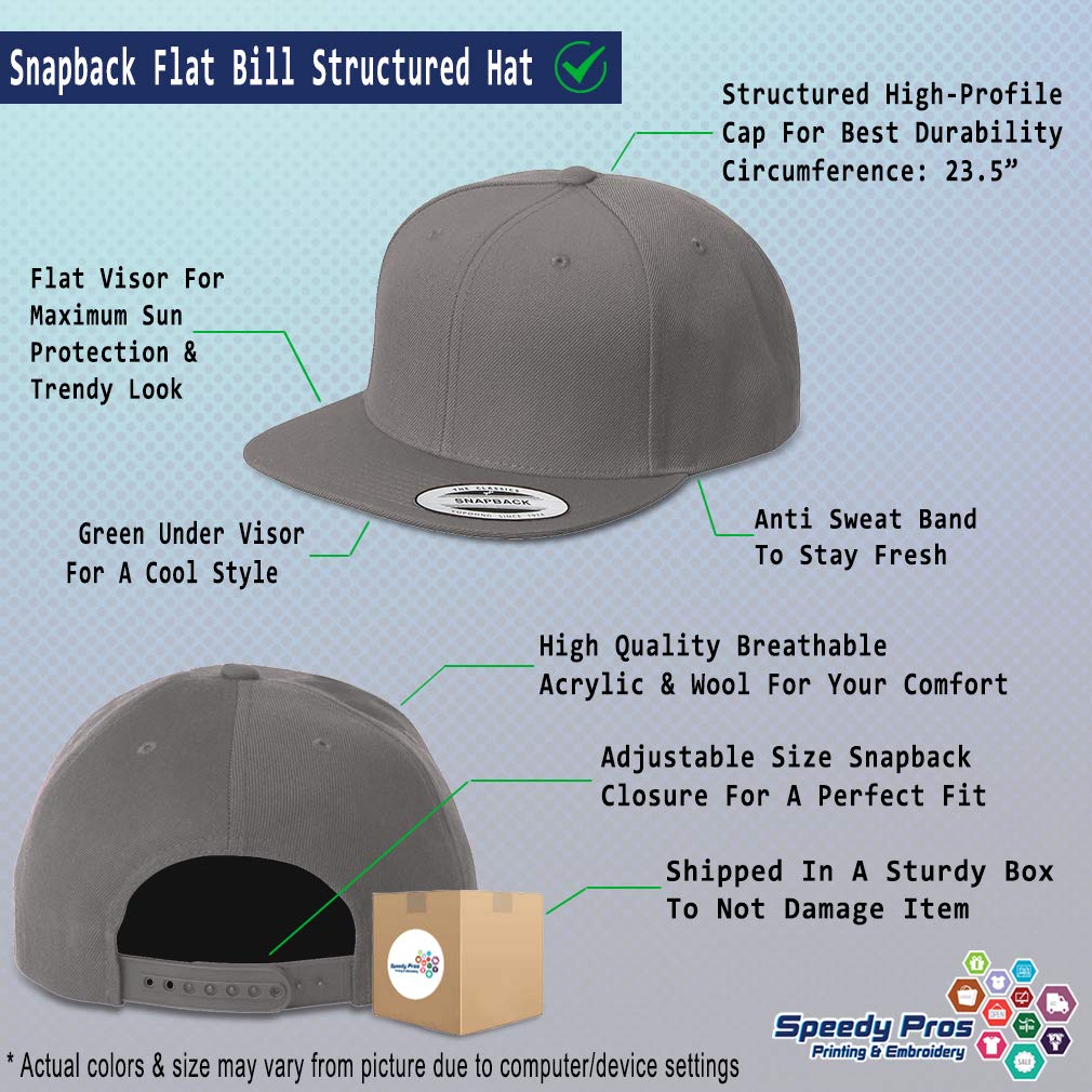 Germany Eagle Deutschland Embroidered Snapback Hats for Men & Women - Adjustable Acrylic Baseball Cap for Casual Wear, Sports & Outdoor Activities