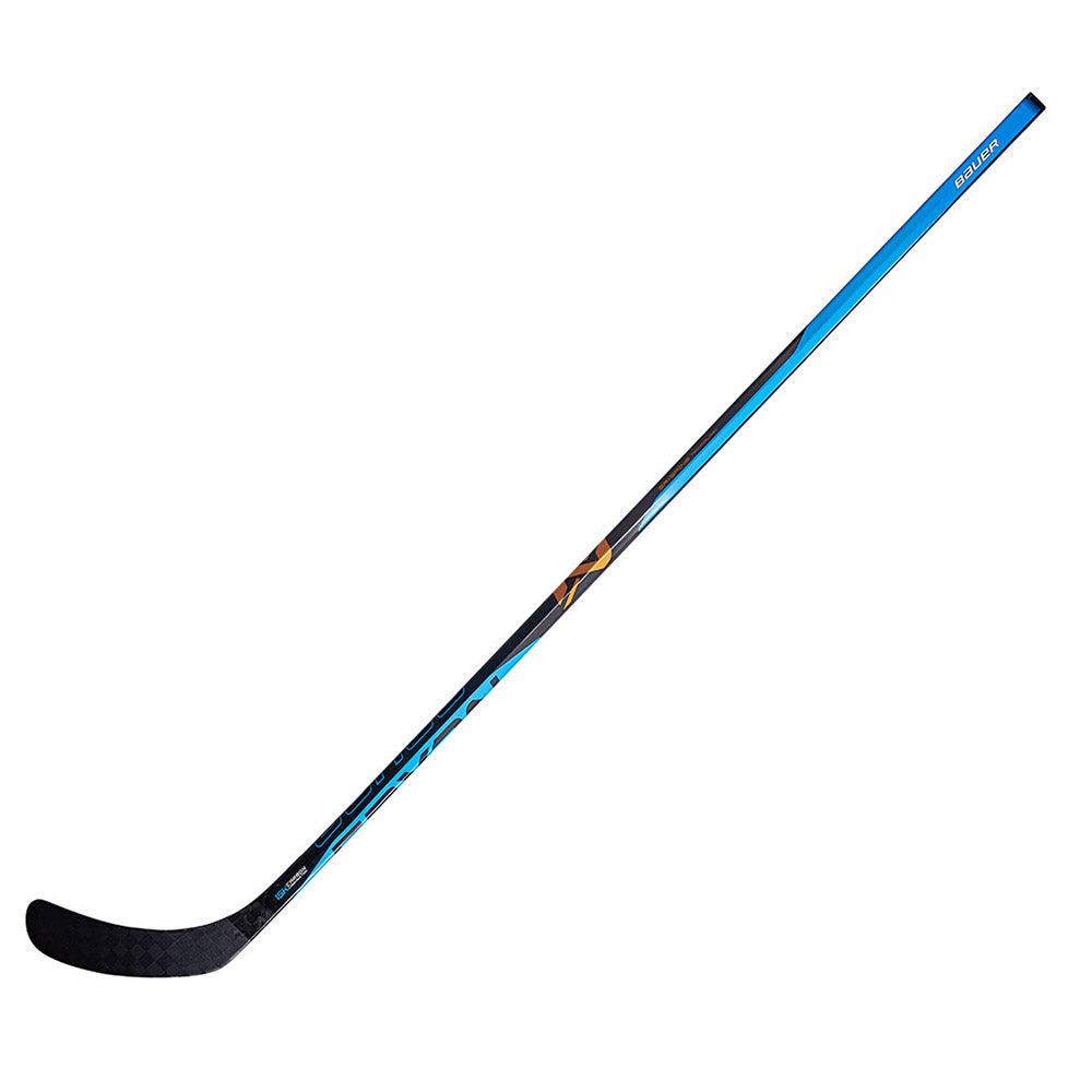 Bauer Nexus E4 Griptac Senior Ice Hockey Stick - Lightweight Carbon Fiber Hockey Stick for Adults - Perfect for Power Shots & Stickhandling on Ice Rink