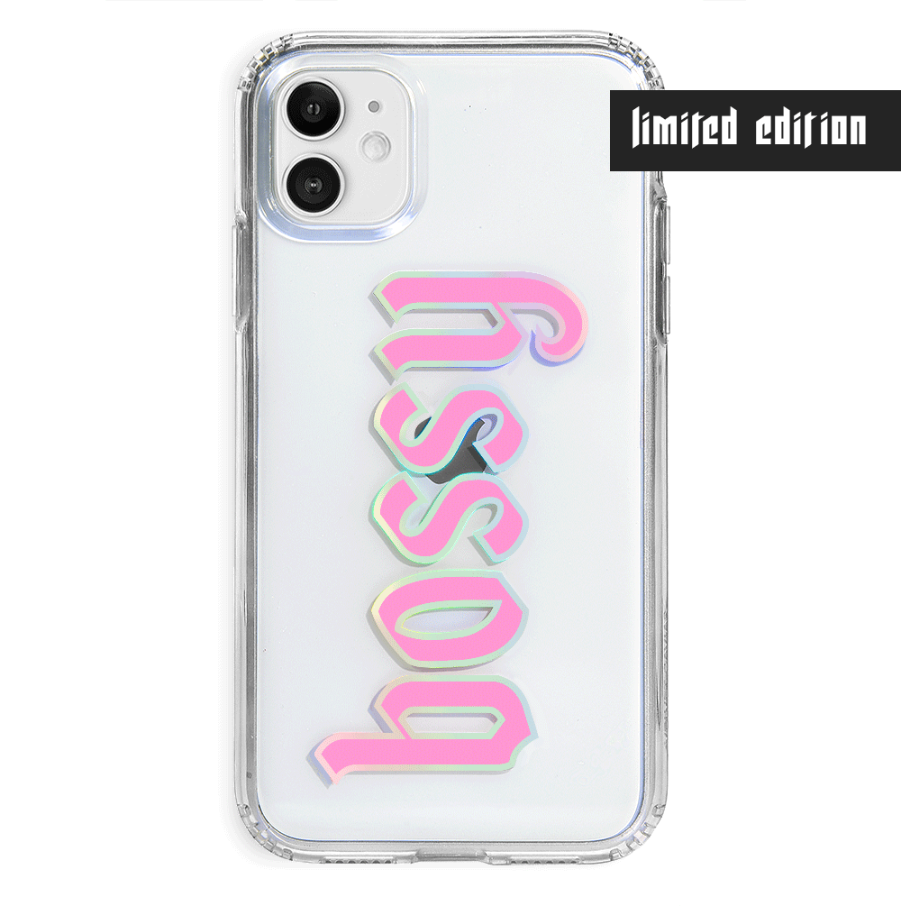 Bossy Clear iPhone Case - Ultra Slim Protective Cover for iPhone [Model] | Shatterproof & Scratch-Resistant | Perfect for Everyday Use, Travel & Work