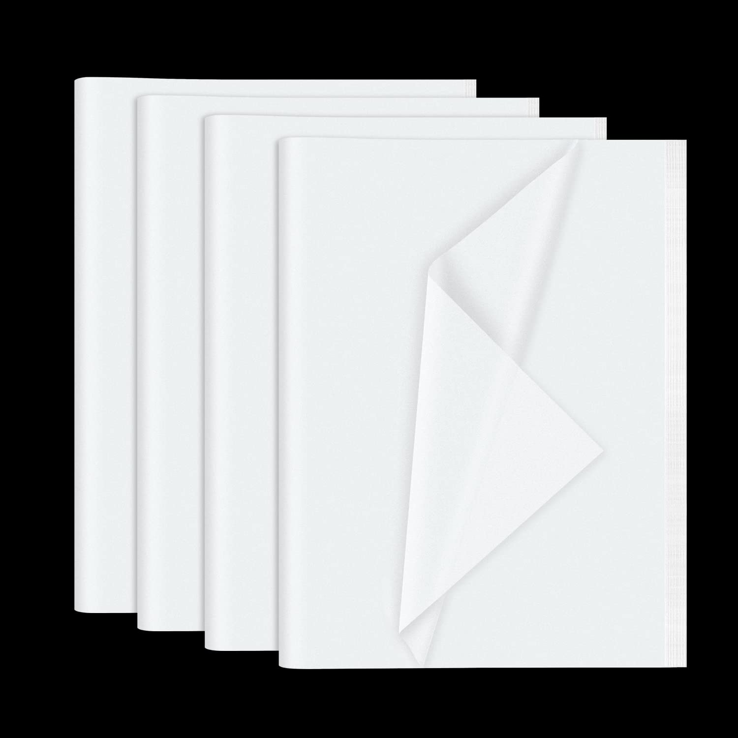 Premium White Tissue Paper Bulk - 120 Sheets 14x20 Inches, Gift Wrapping & Floral Filler for Bags, Crafts, Wedding, Birthday & Christmas Decorations - Perfect for DIY Projects, Party Supplies & Elegant Packaging