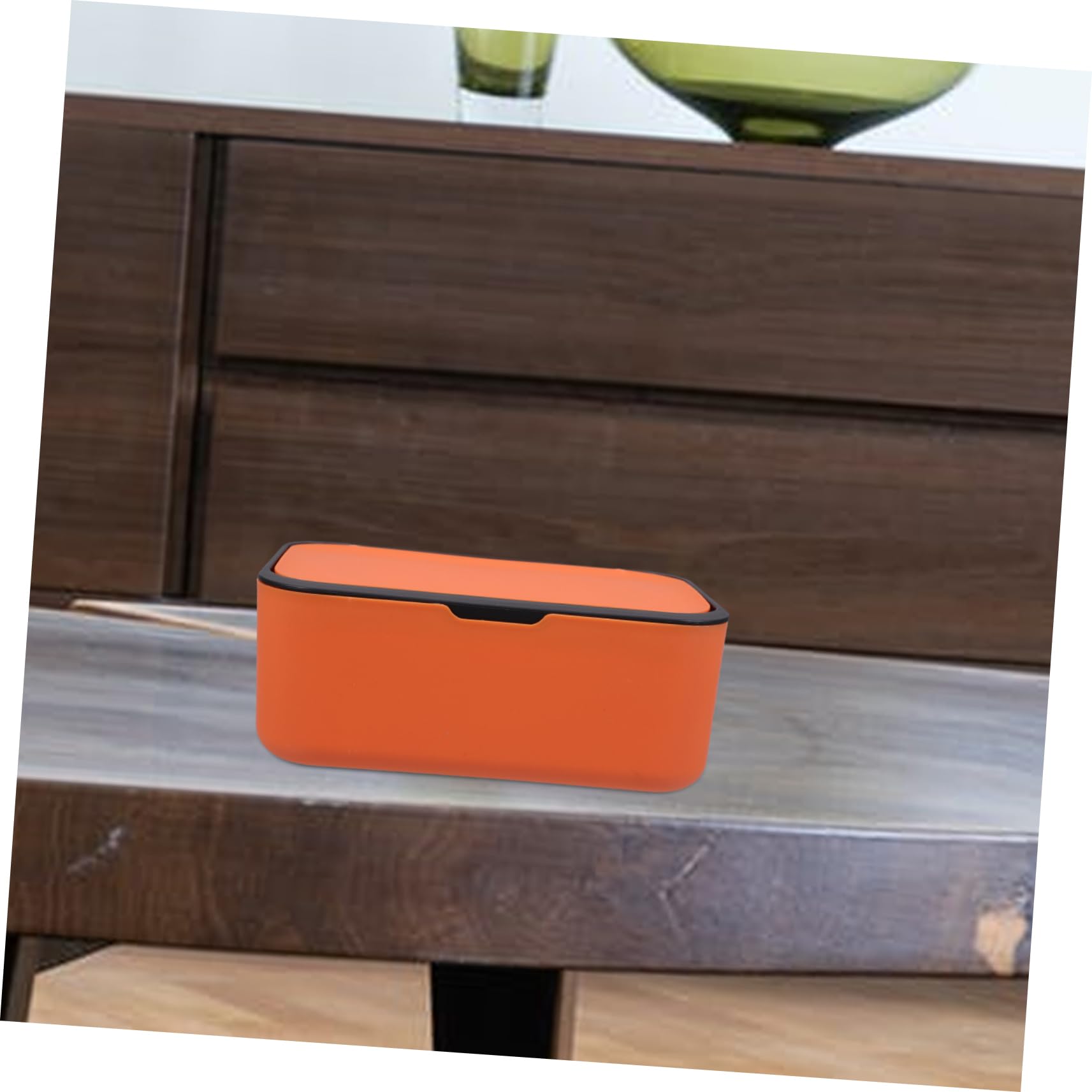 Yardenfun Portable Wipes Dispenser - Tissue Box Cover & Napkin Holder for Office, Living Room - Rectangular Design with Lock Feature | Perfect for Home, Office & Travel Use