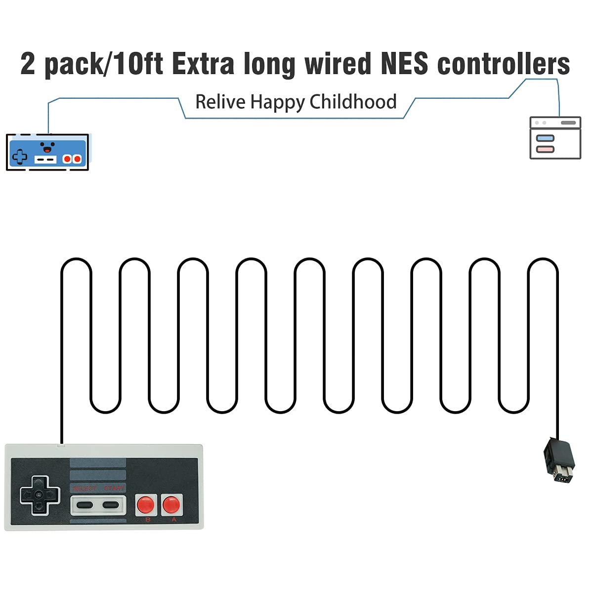 Nintendo Switch AC Power Adapter - Fast Charger with 5FT Cable, Compatible with Switch/Switch Lite/Switch OLED & TV Dock Mode - Perfect for Gaming at Home or Travel