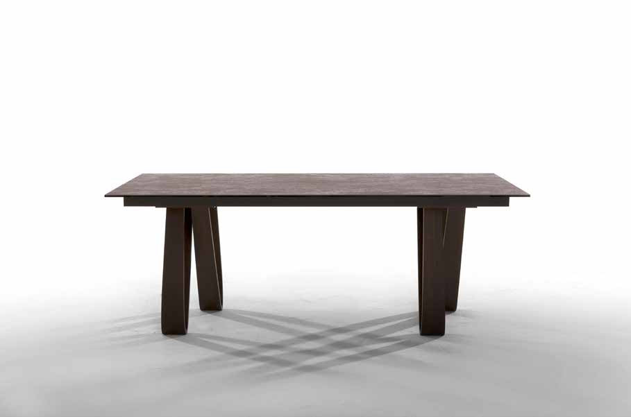Tonin Casa Italy Butterfly Table - Square Marble Top & Walnut Legs | Modern Dining Table for Kitchen, Living Room & Office | Elegant Home Decor