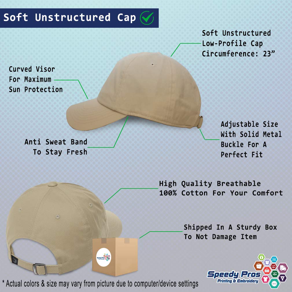 Speedy Pros Soft Baseball Cap - Lumberjack Chain Saw & Axe Embroidery Cotton Dad Hats for Men & Women | Perfect for Outdoor Work, Hiking & Casual Wear