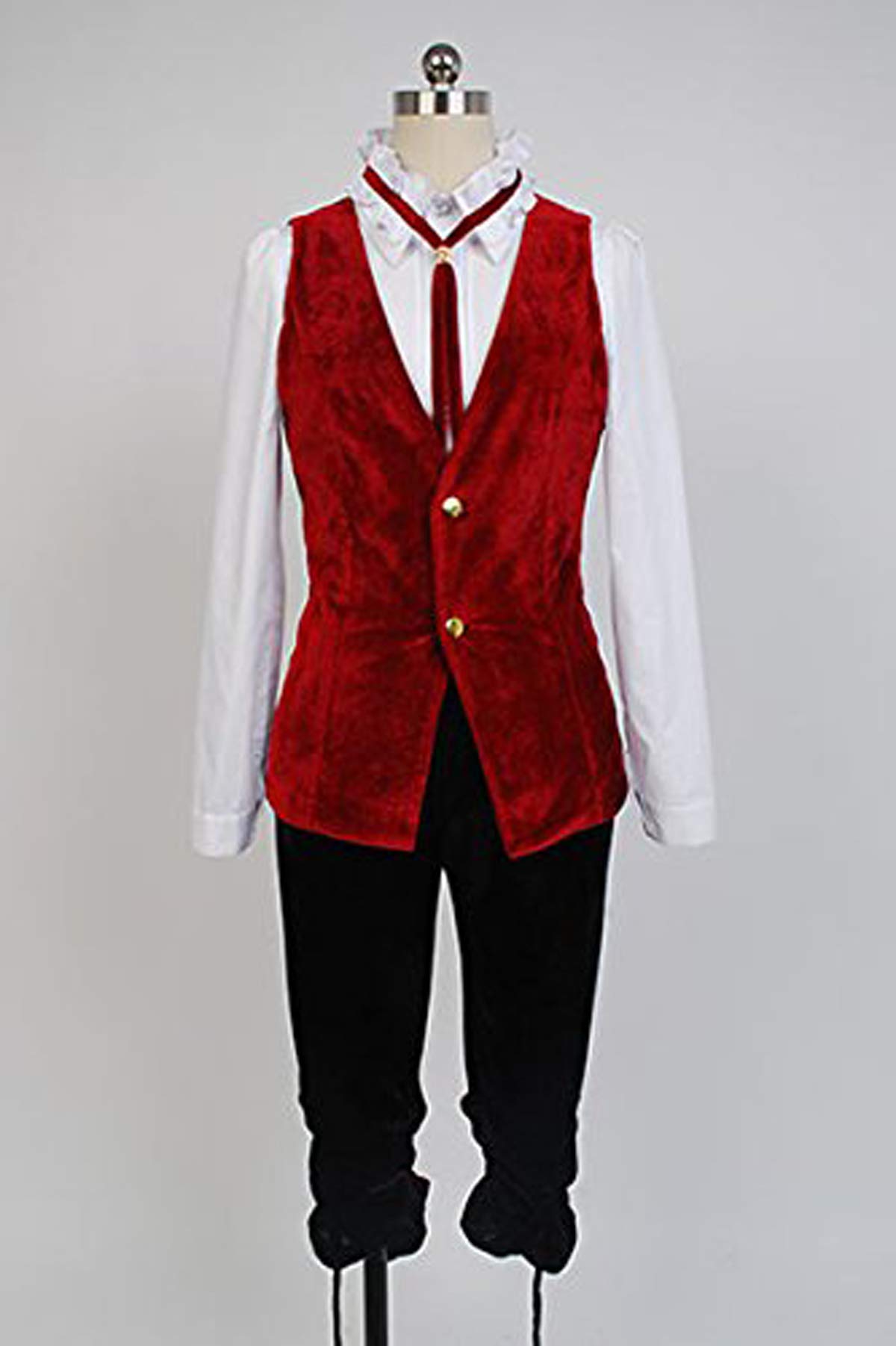 Kyuketsuki Kanato Sakamaki School Uniform Cosplay Costume - DiaLovers Anime Vampire Outfit for Halloween, Conventions & Roleplay