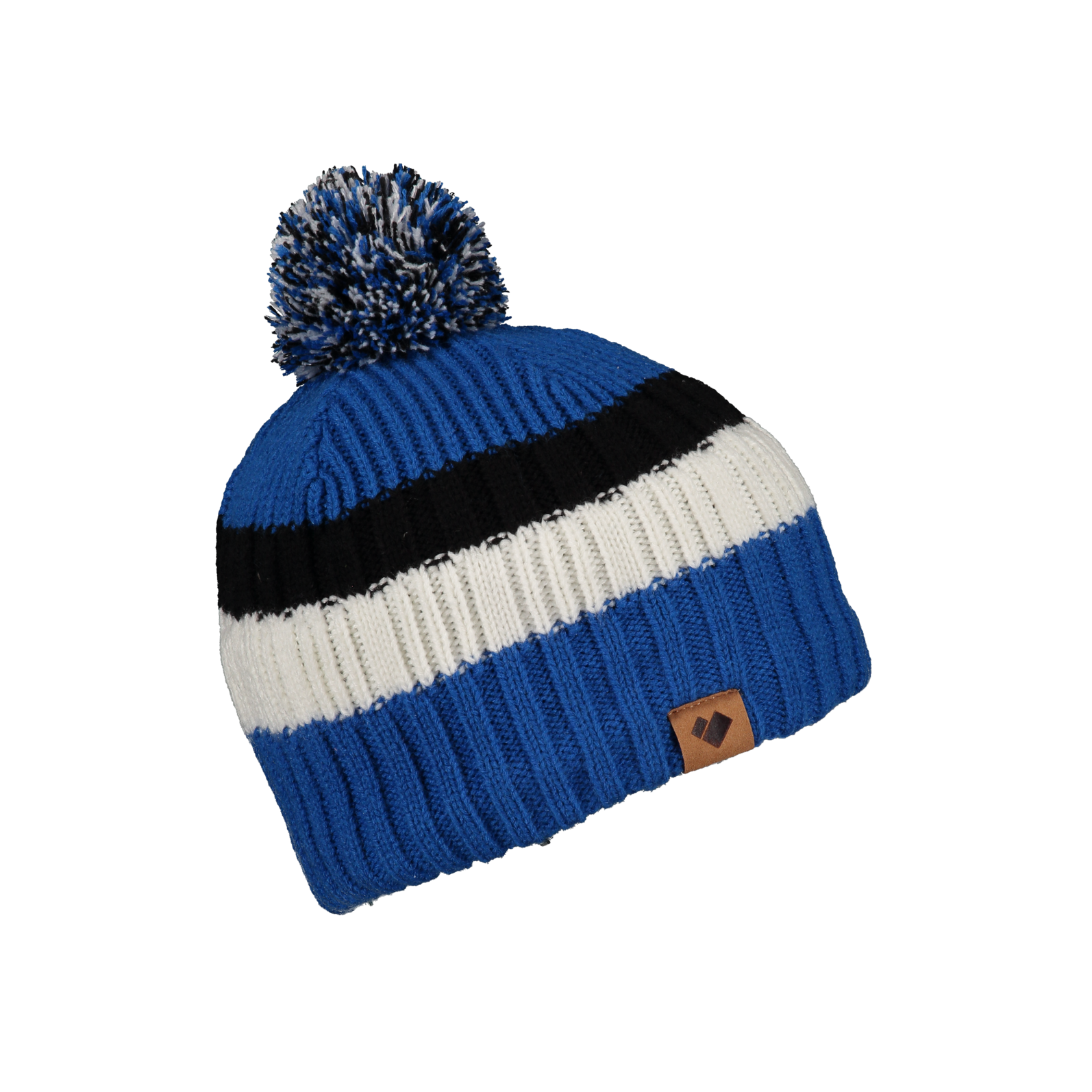 Obermeyer 2022 Junior Powell Pom Beanie - Warm Winter Knit Hat for Kids with Faux Fur Pom - Perfect for Skiing, Snowboarding & Outdoor Activities