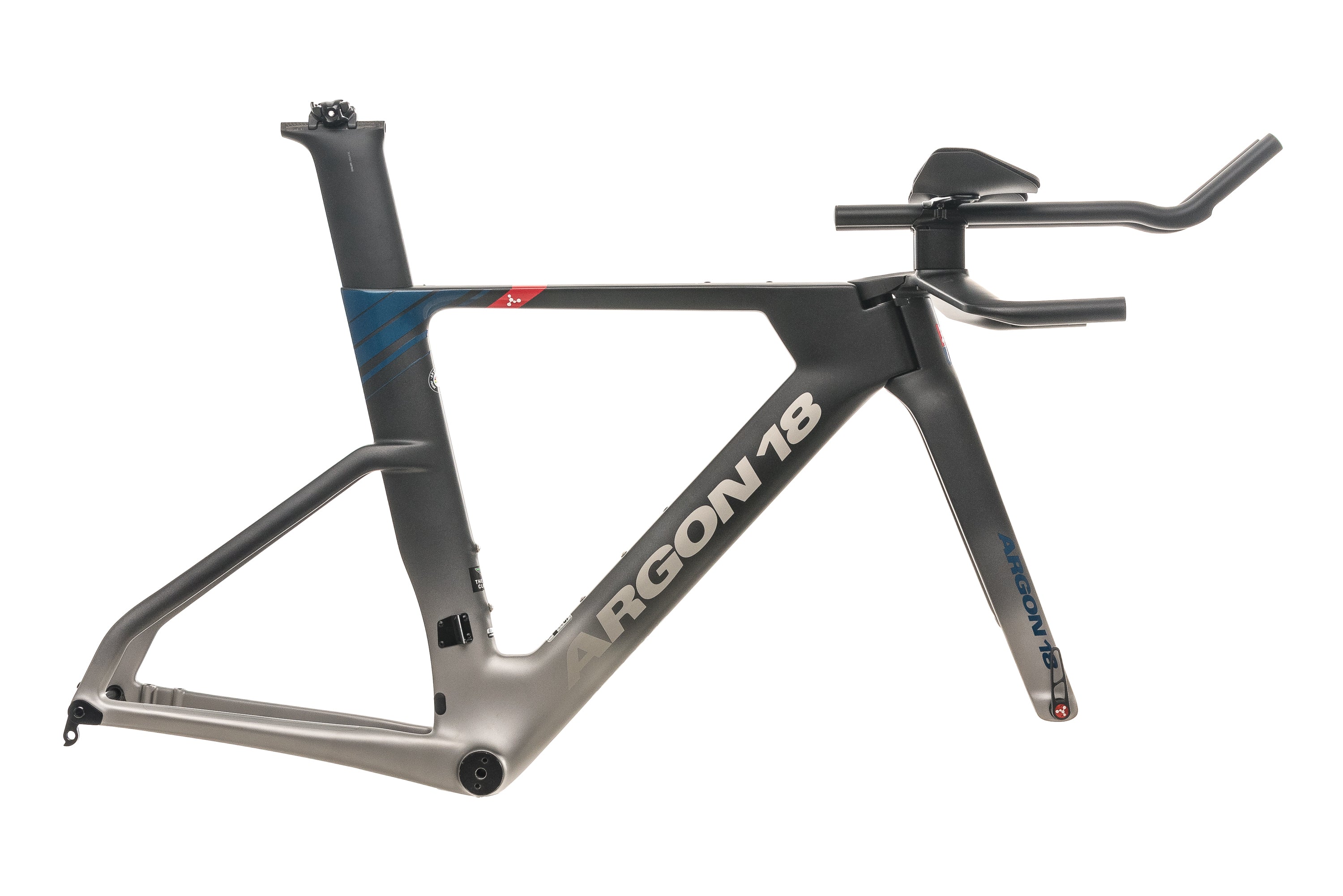 Argon 18 E 118 Tri+ Disc Medium Road Bike Frameset - Lightweight Carbon Triathlon & Time Trial Racing Frame for Competitive Cyclists