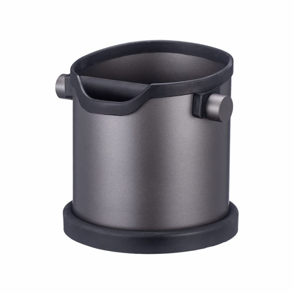 Stainless Steel Coffee Knock Box - Portable Espresso Waste Bin for Home & Cafe Use