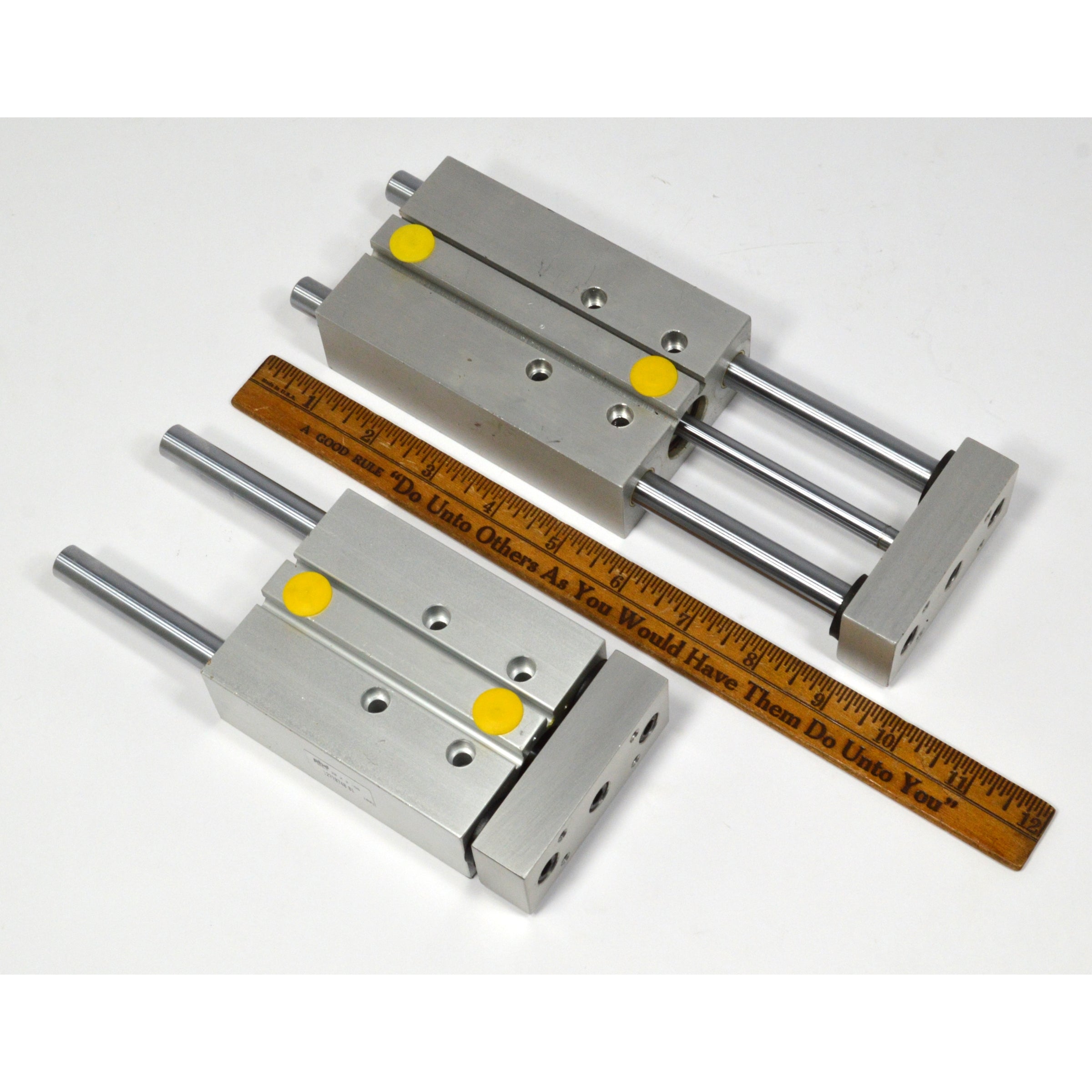 New PNEUMATIC CYLINDER Lot of 5 PHD Air Cylinders - 2 Dual SAL1 20X3 & 20X2 Q6 - Perfect for Industrial Automation & Machinery Applications
