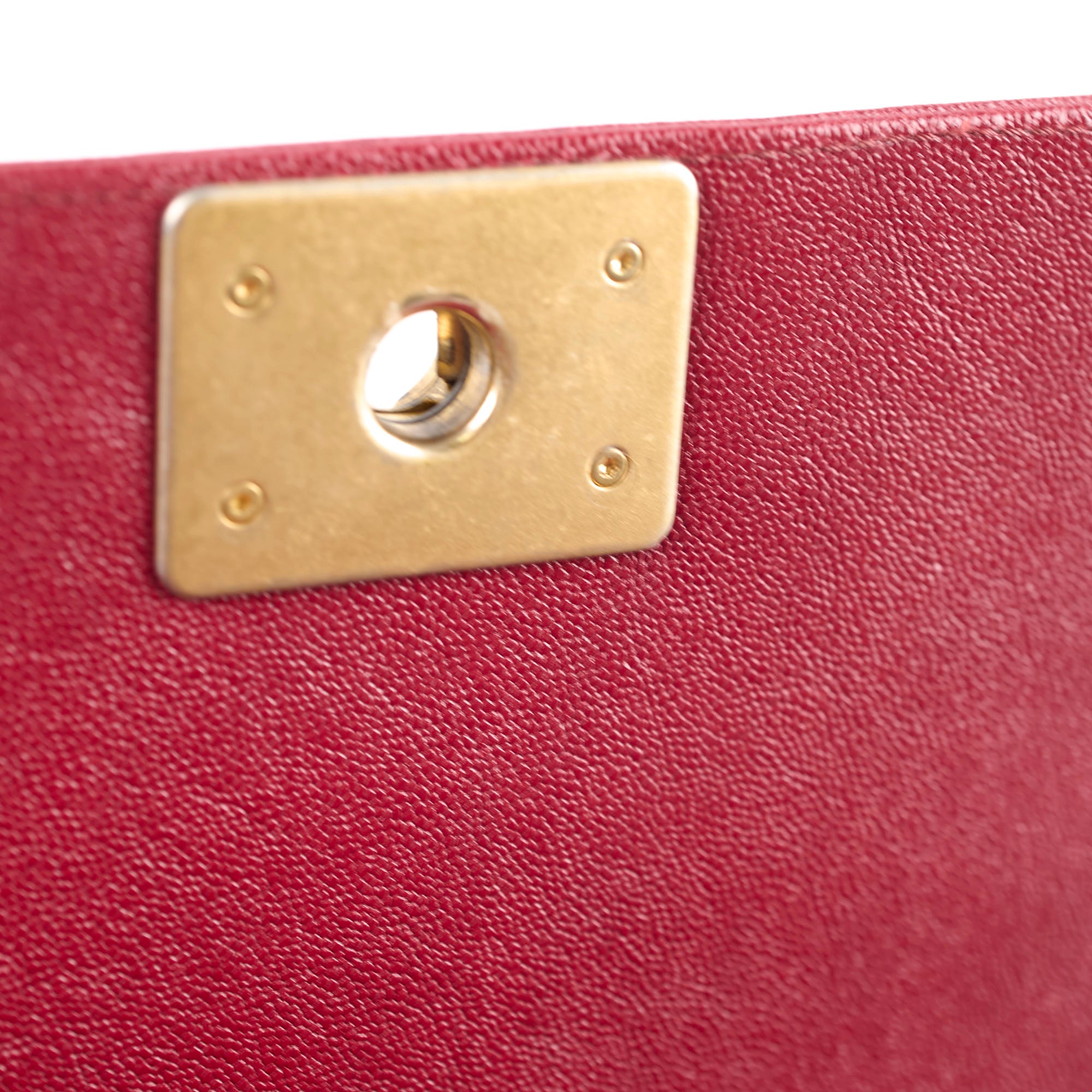 Chanel Old Medium Boy Bag in Red Chevron Caviar Leather - Classic Flap Shoulder Bag for Women | Perfect for Date Night, Office & Luxury Events