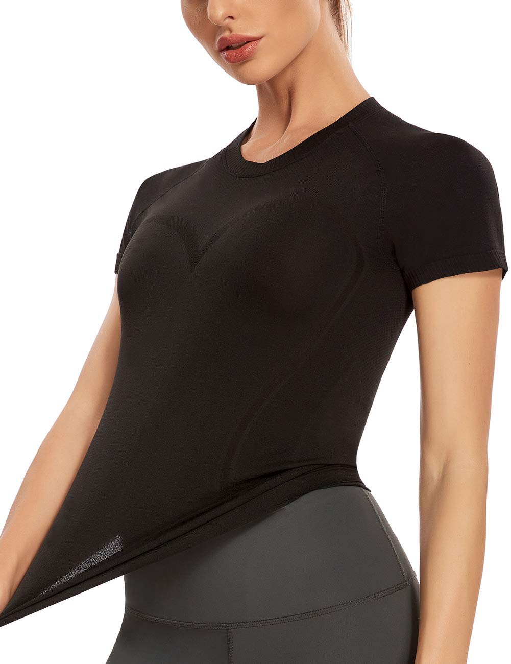 Hopgo® Women's Short Sleeve T-Shirts - Soft Cotton Casual Tee Tops for Everyday Wear | Perfect for Summer, Gym, and Lounge Outfits