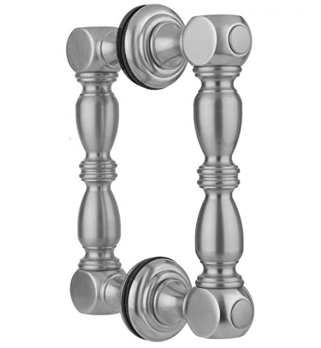 Jaclo H20-BB-24-ORB 24 Inch Oil Rubbed Bronze Shower Door Handles with Finials - Smooth Finish for Bathroom & Shower Enclosure Installation