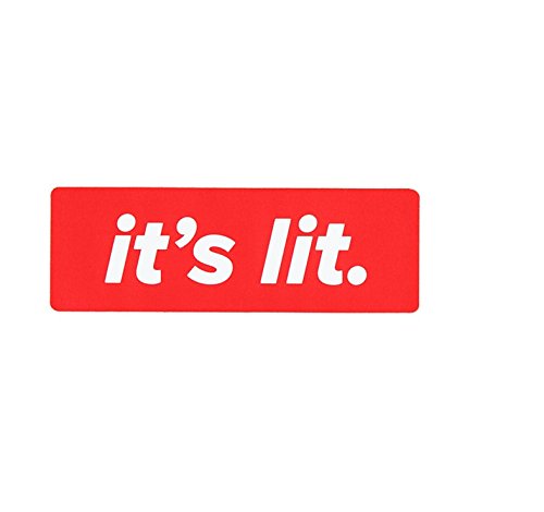 Its Lit Laptop Vinyl Decal Sticker for Cars, MacBook, Laptop, Computer – 4 Inches Wide – Perfect for Personalizing Devices and Vehicles
