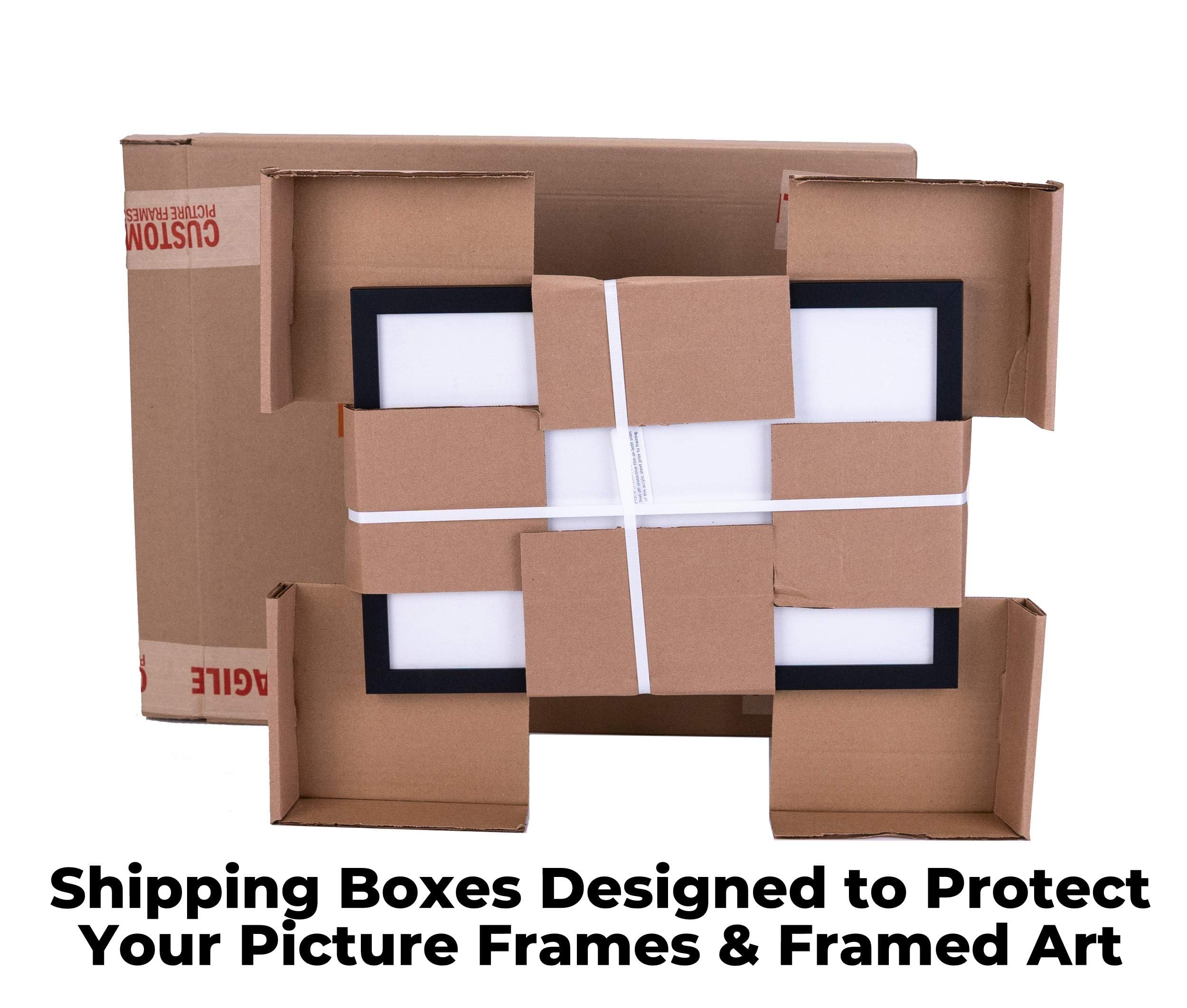 22x12 Shadow Box White Display Frame - 1 Inch Deep, 1.5 Inch Wide Moulding with Shatter-Resistant Acrylic & Acid-Free Foamboard Backing - Perfect for Memorabilia, Artwork, and Keepsake Display (Includes Hanging Hardware)