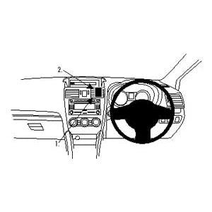 No Drill Dash Mount for Subaru Forester (2013-2018) | Impreza (2012-2016) | XV (2012-2017) | Levorg (2016-2021) - Secure Phone Holder for Hands-Free Navigation & Driving