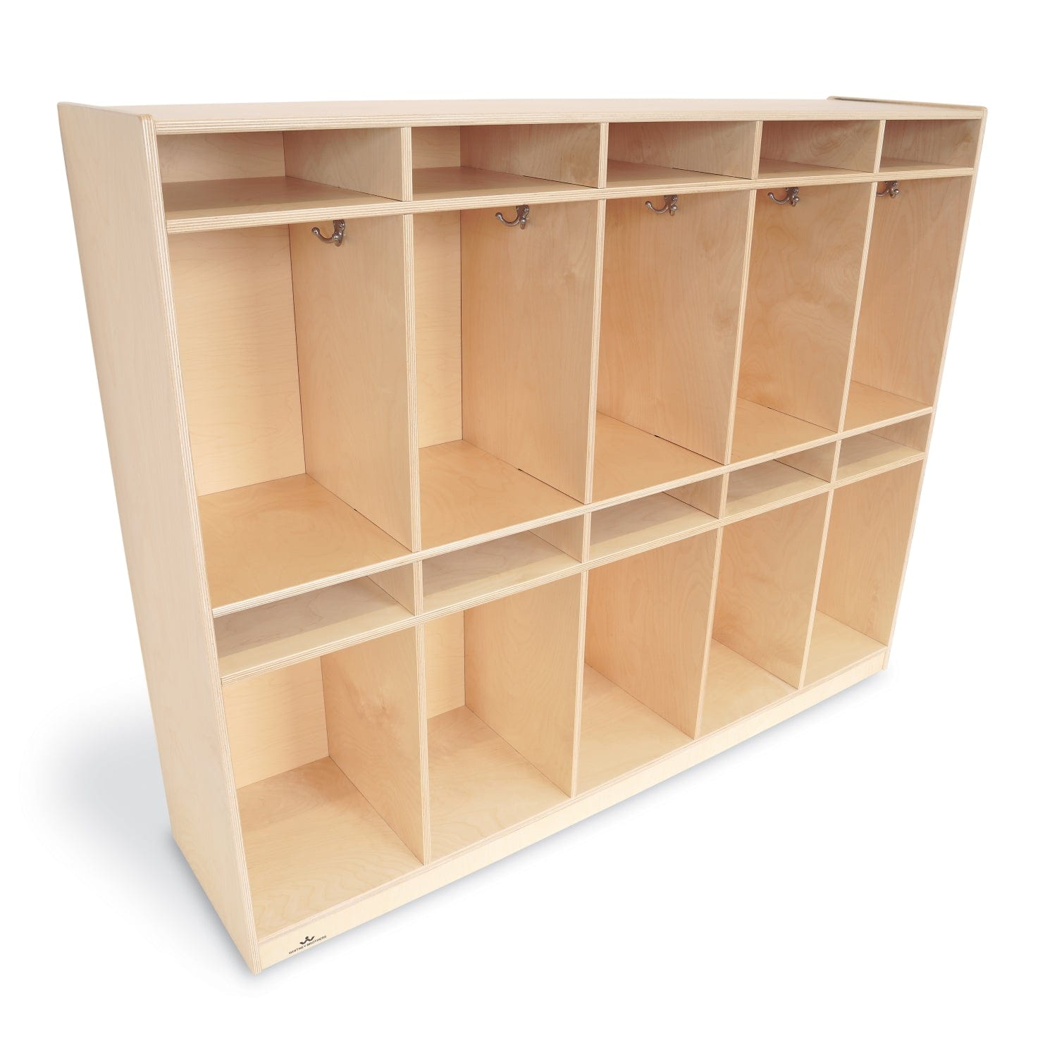 10-Section Heavy Duty Metal Coat Locker for School, Gym & Office - Durable Storage Organizer with Hooks & Shelves