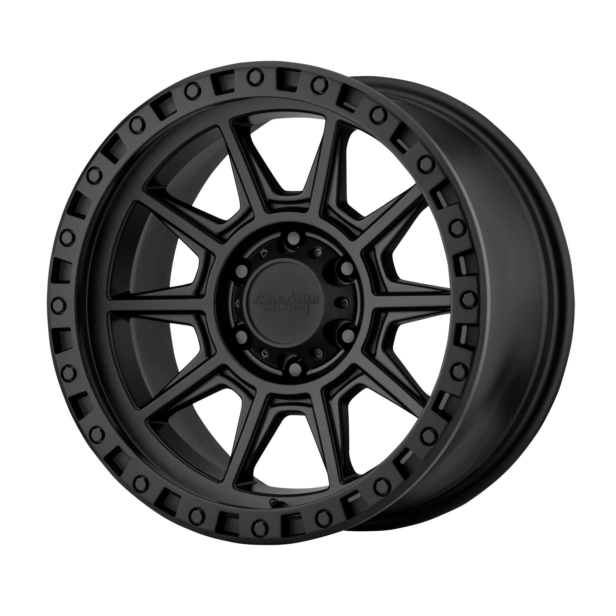 American Racing AR202 17x9 5x139.70 Cast Iron Black Wheel -12mm Offset | Durable Alloy Rims for Trucks & SUVs | Off-Road & Street Performance