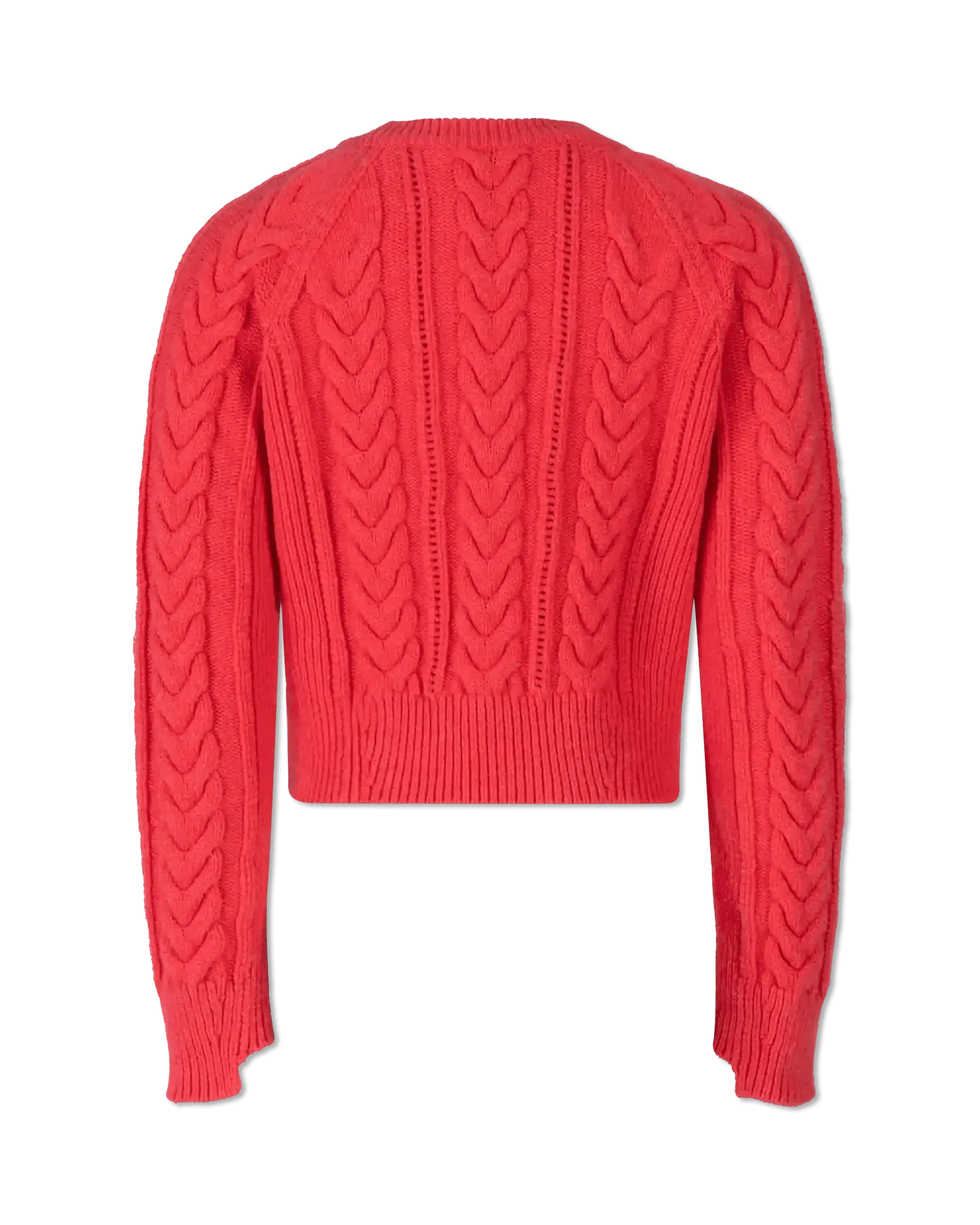 Intarsia Rib Crewneck Cropped Sweater for Women | Soft Knit Pullover | Casual Fall & Winter Fashion | Perfect for Office, Date Night & Weekend Outfits