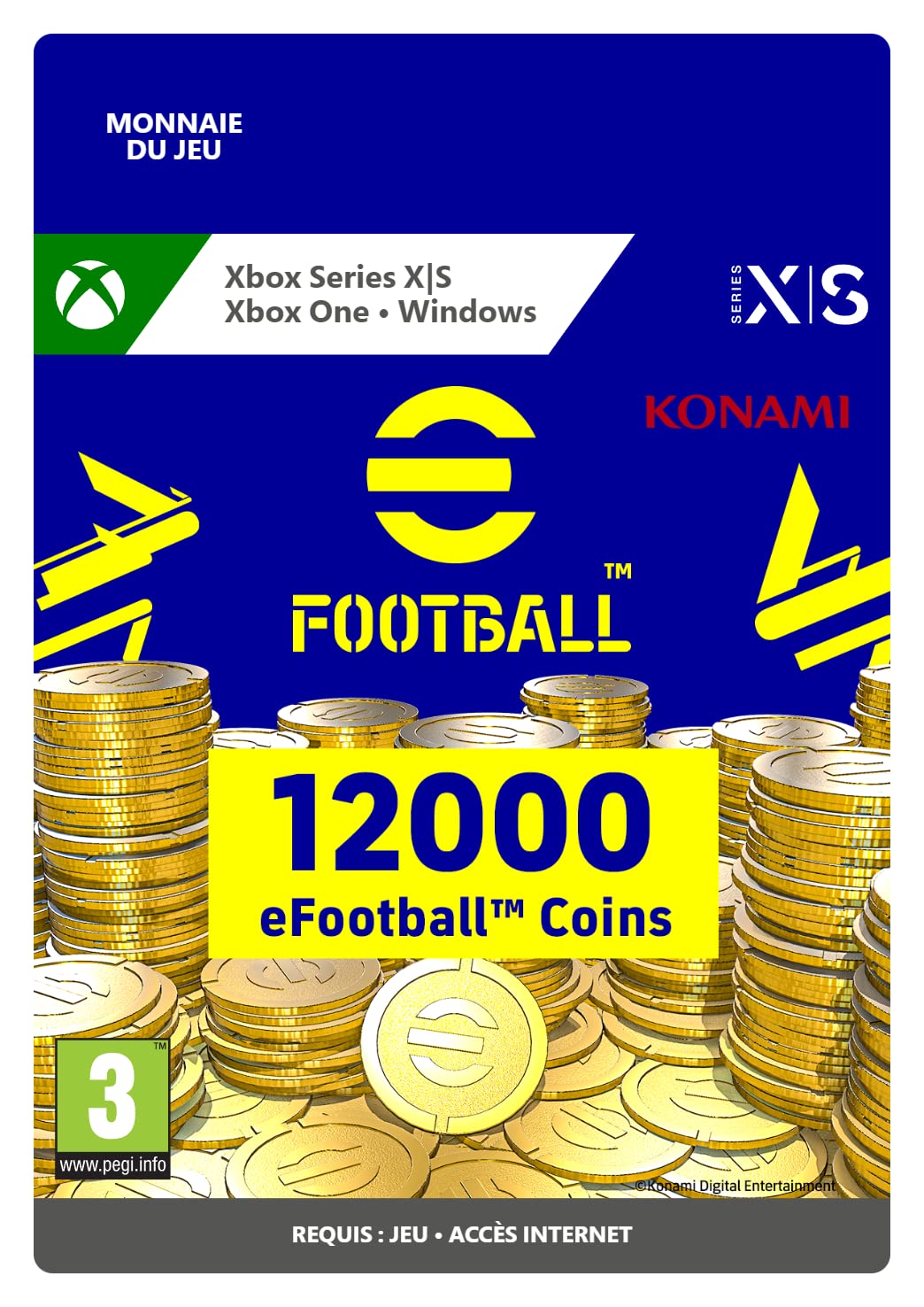 eFootball 12,000 Coins - Xbox & Windows 10 PC Digital Download Code | In-Game Currency for Player Packs & Team Upgrades