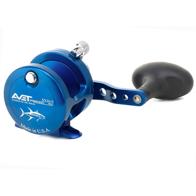 Avet G2 SXJ 6/4 Narrow Spool Two Speed Fishing Reel - Saltwater & Freshwater Fishing Gear for Offshore & Inshore Angling - Perfect for Trolling, Jigging & Bottom Fishing