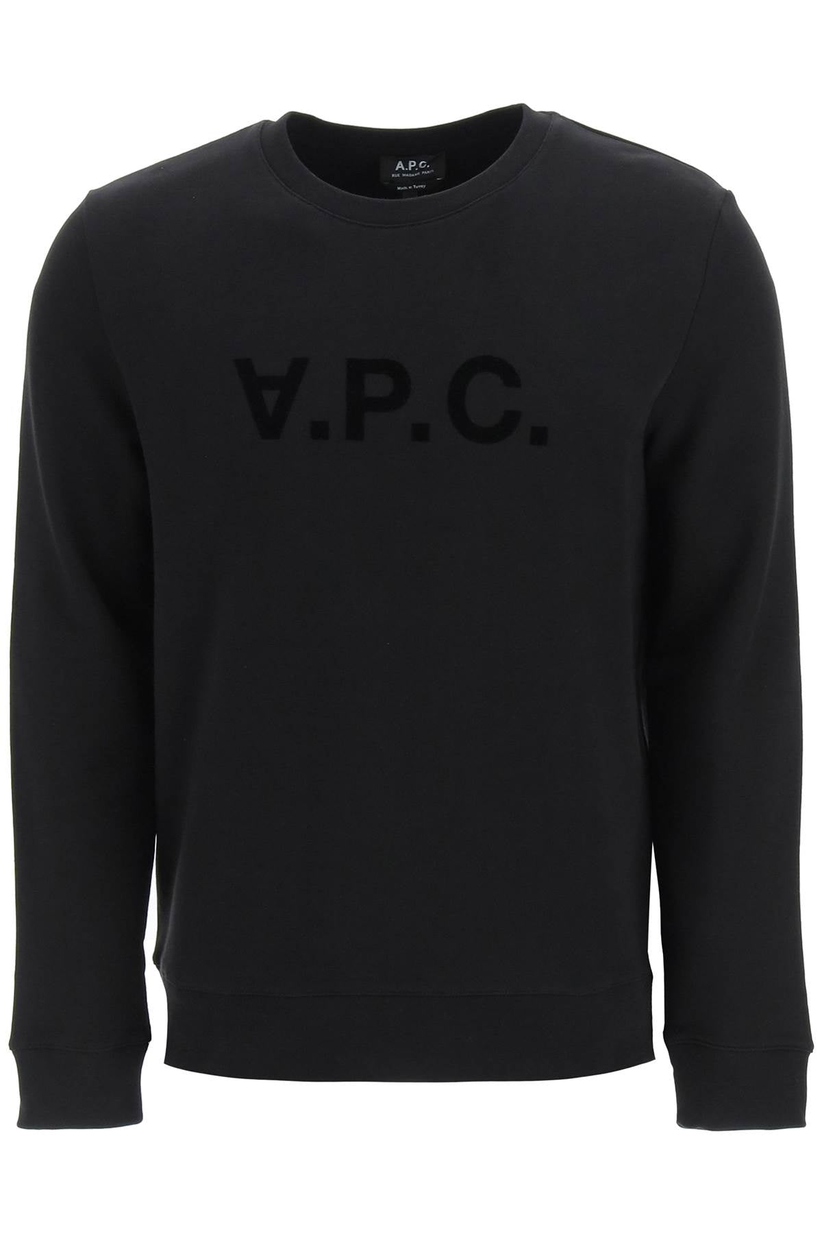 APC Flock VPC Logo Sweatshirt - Stylish & Comfortable Pullover for Casual Wear, Street Fashion & Everyday Outfits