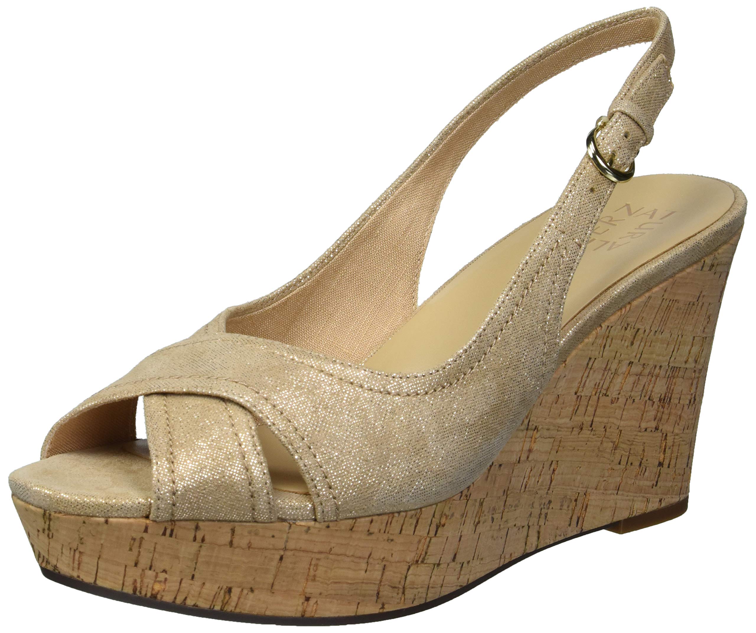 Naturalizer Women's Zander Comfortable Wedge Sandals | Breathable Summer Casual Shoes for Walking, Beach & Outdoor Activities