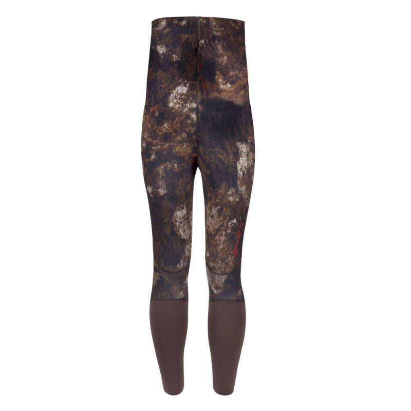 Beuchat Rocksea Trigocamo 3mm Wetsuit Pants for Scuba Diving & Spearfishing - Camouflage Design for Ocean Adventures
