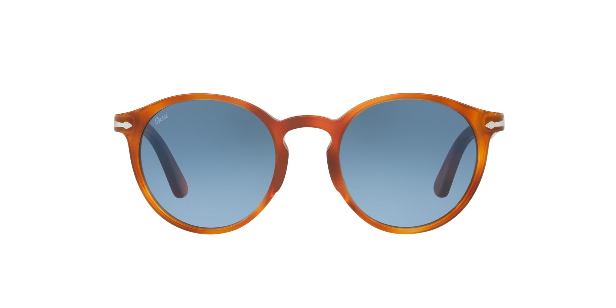 Persol PO3171S Round Sunglasses for Men & Women – Classic Vintage Style UV Protection – Perfect for Driving, Travel & Outdoor Activities