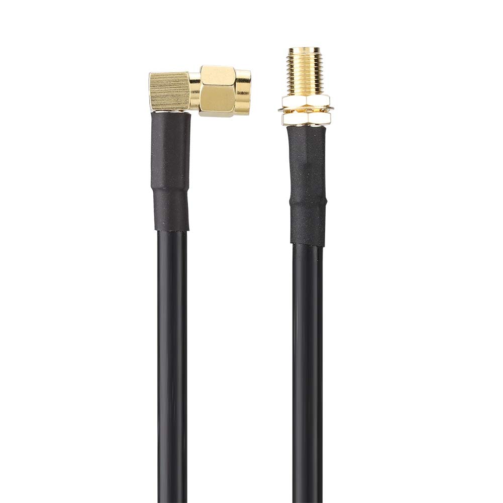 SMA Female to Male Extension Cable 50cm - High-Quality Coaxial Radio Antenna Cable with Pure Copper Core for GSM DAB & Car Radio - Compatible with UV-5R UV-82 UV-9R Plus Walkie Talkies - Perfect for Car Audio Systems, Home Radios, and Emergency Communication Devices