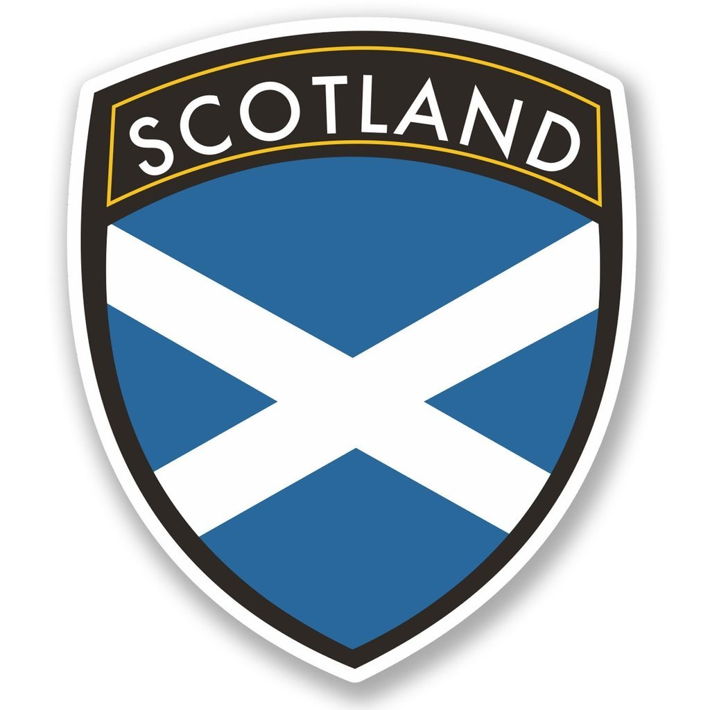Scotland Travel Vinyl Sticker Decal - 5 Inch Waterproof Decorative Sticker for Laptops, Cars, Luggage & DIY Crafts