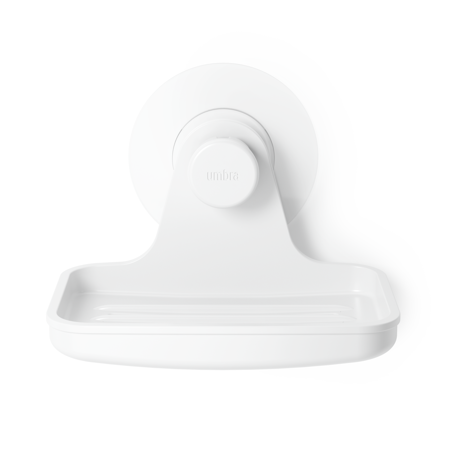 Stick-On Soap Dish with Strong Adhesive - Non-Slip Bathroom Organizer for Shower, Sink, and Countertop Use