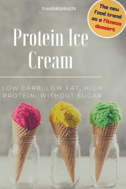 High Protein Ice Cream - Low Carb, Low Fat, Sugar Free | Keto & Fitness Friendly Dessert for Weight Loss & Muscle Recovery