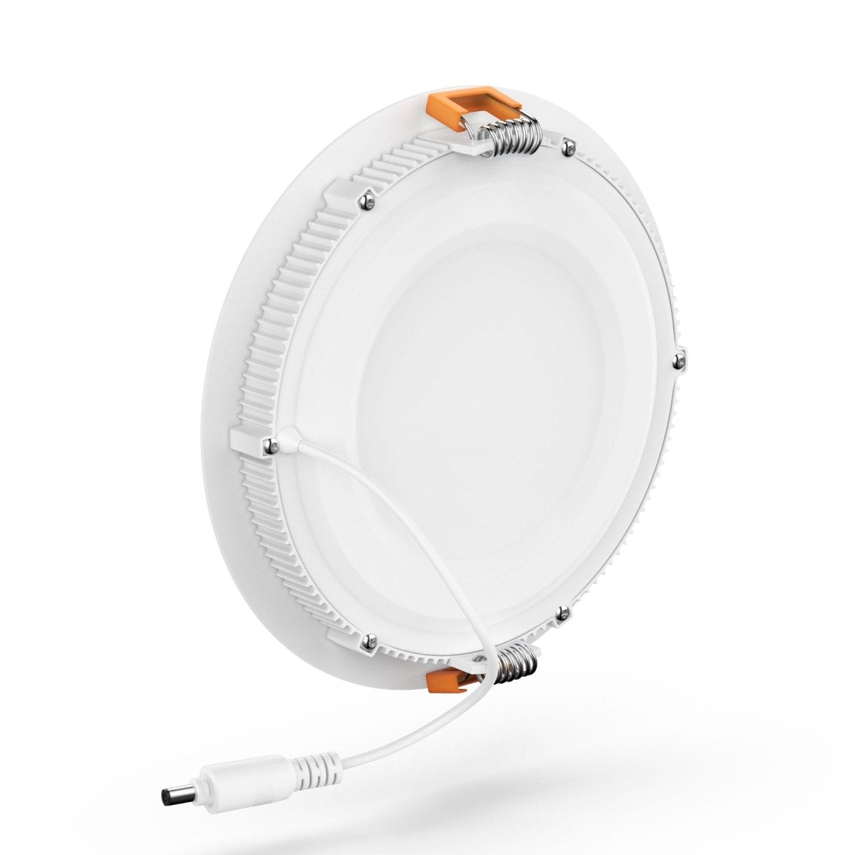 12W 6 Inch Ultra Thin LED Recessed Ceiling Light - 900LM, Dimmable Downlight with Junction Box, Damp Rated, ETL & Energy Star Certified - Perfect for Kitchens, Bathrooms & Living Rooms