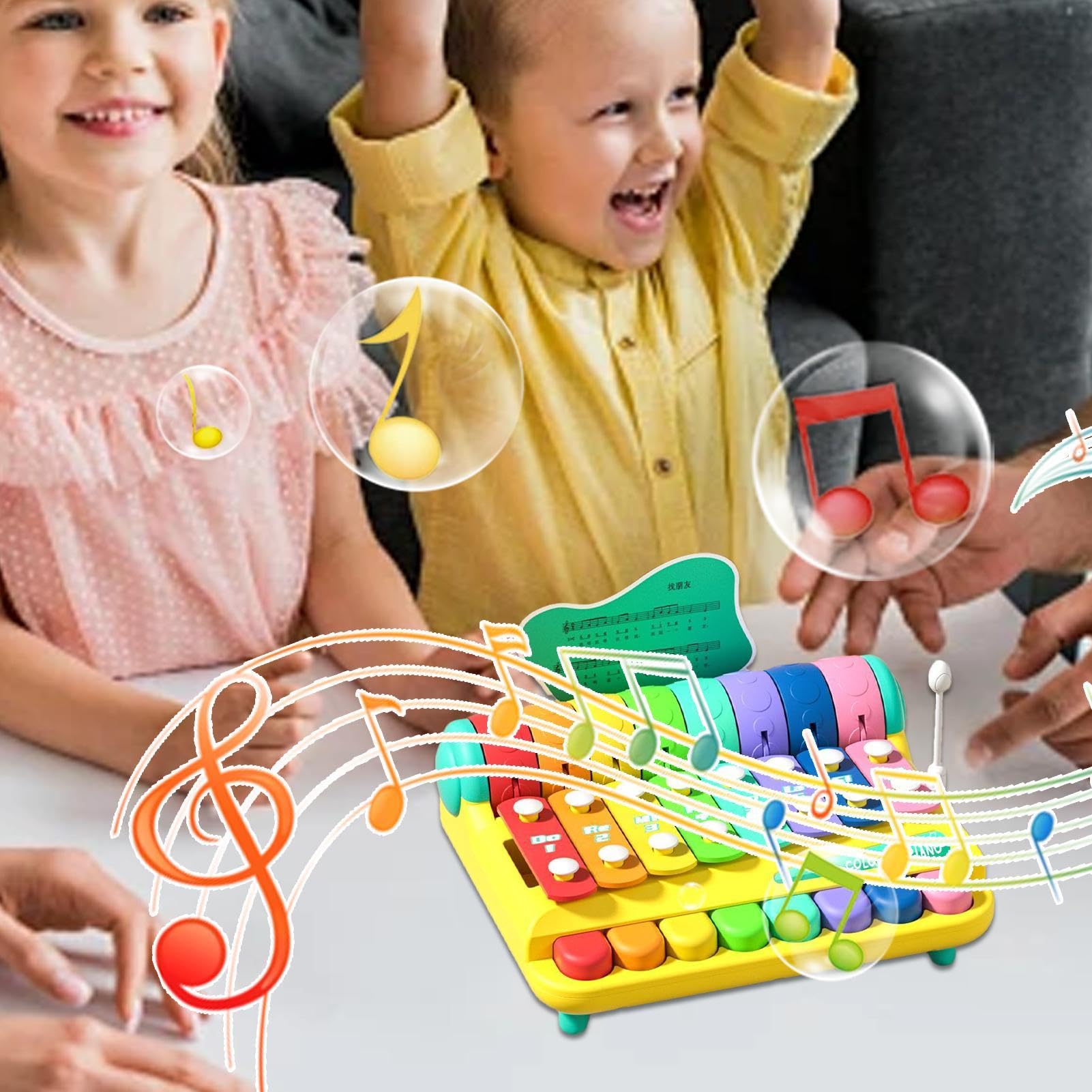 **Best Kids Music Learning Toy - Interactive Educational Piano Keyboard for Toddlers & Children - Portable Musical Toy for Early Learning & Holiday Gifts - Perfect for Home, Classroom & Playtime**