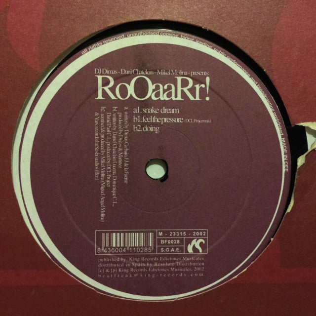 DJ Dimas, Dani Chatelein & Mikel Molina - Rooaarr! (12