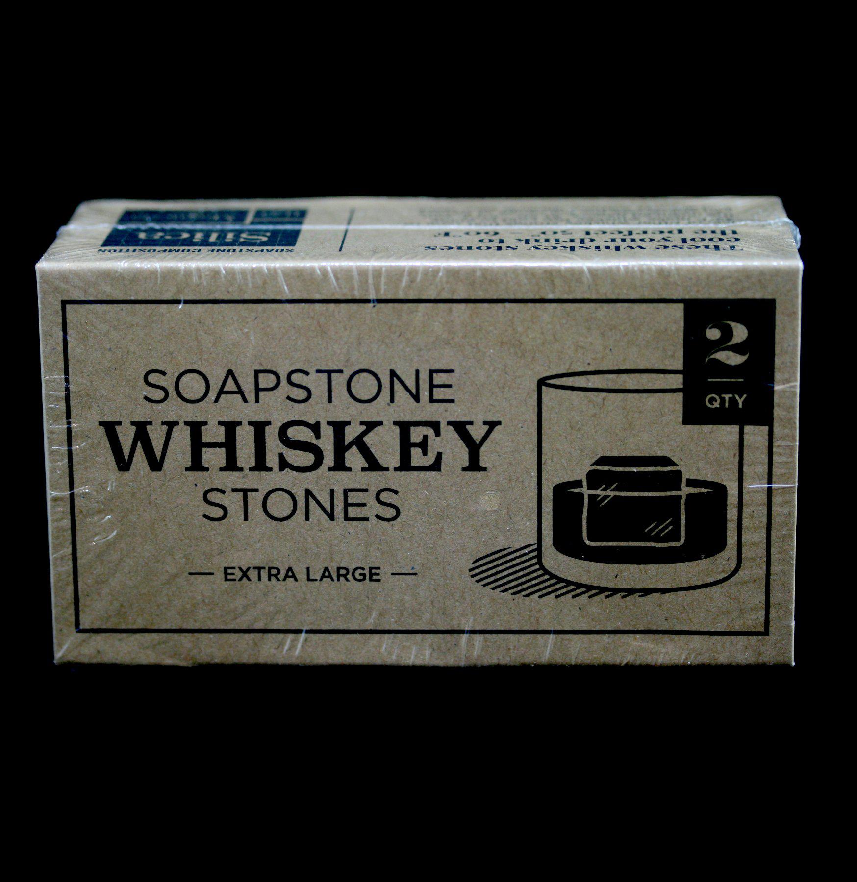 Premium Soapstone Whiskey Stones Set - 9 Chilled Whiskey Rocks for Bourbon, Scotch & Cocktails - Reusable & Non-Toxic Drink Coolers for Home Bar, Gifts & Parties