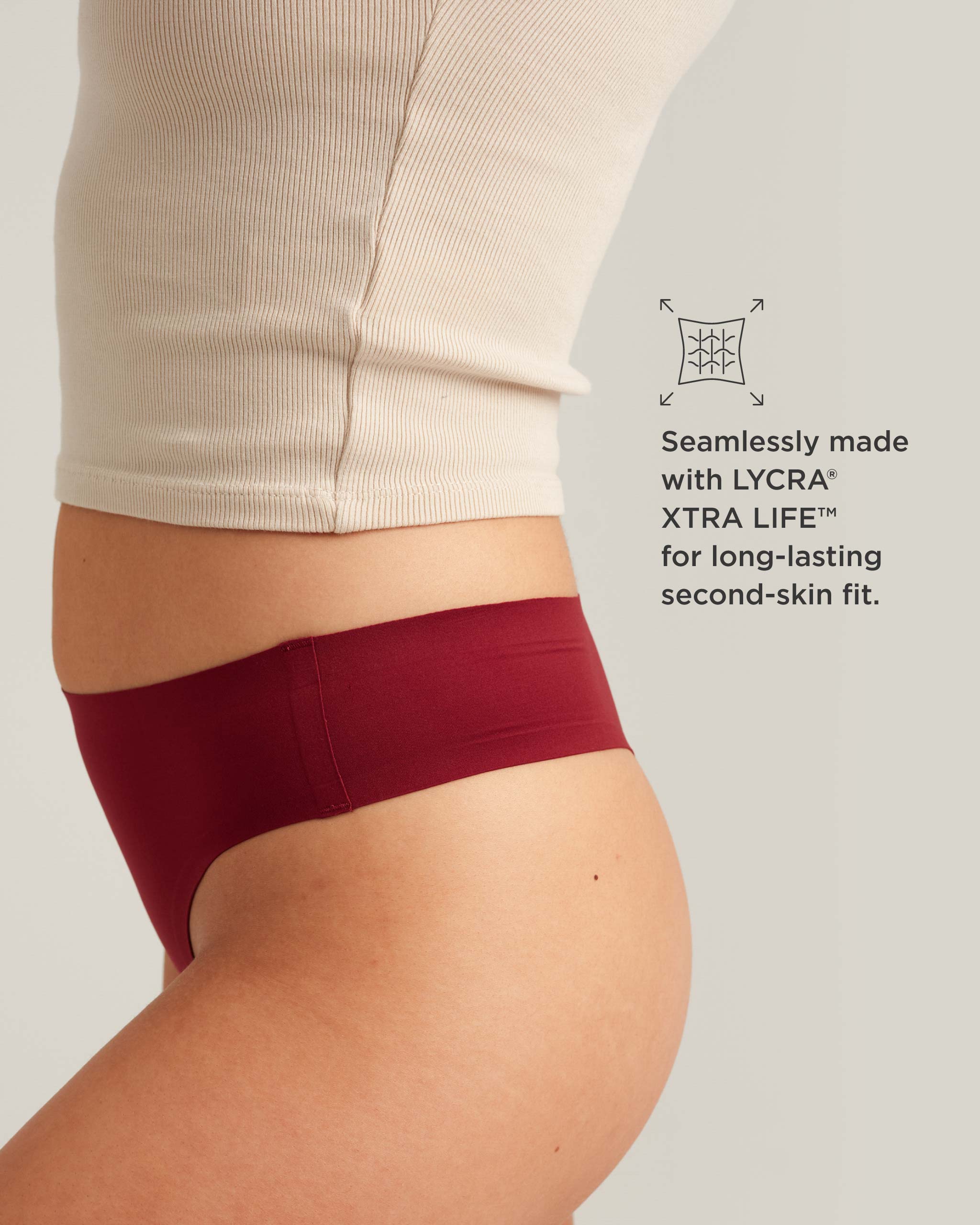 Leakproof Seamless Thong Underwear - Comfortable No Show Panties for Women - Perfect for Yoga, Workout & Everyday Wear