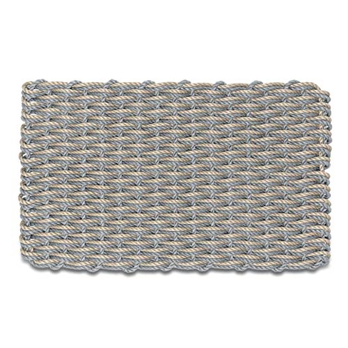 Silver/Dark Tan Double Weave