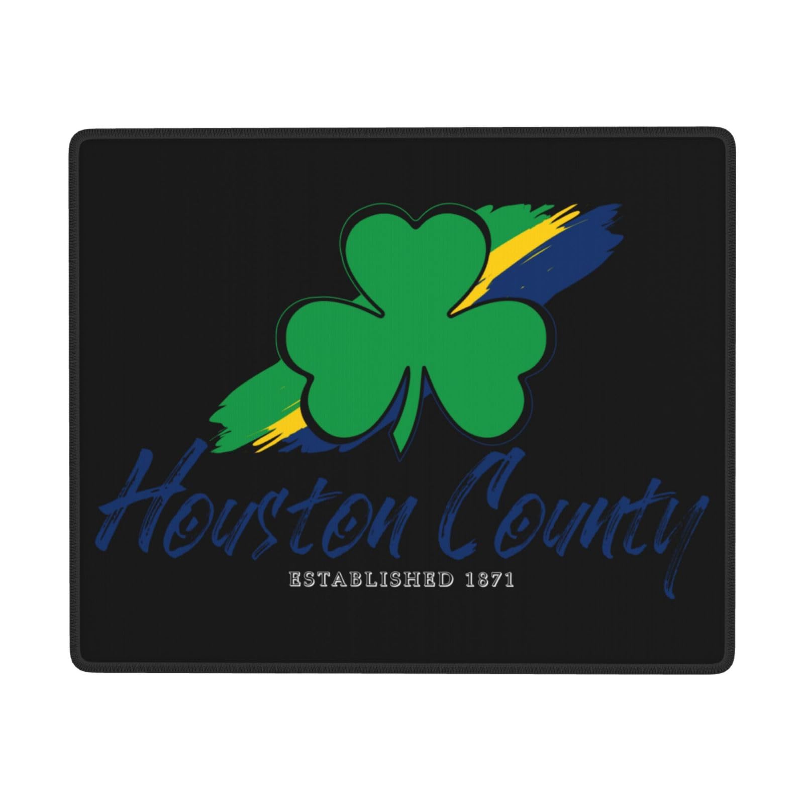 SIYTUAU Houston County TN Logo Mouse Pad - Waterproof, Non-Slip Rubber Base - 7x9 Inch Office & Gaming Mousepad for Laptop & PC - Perfect for Work, Gaming & Home Office Use