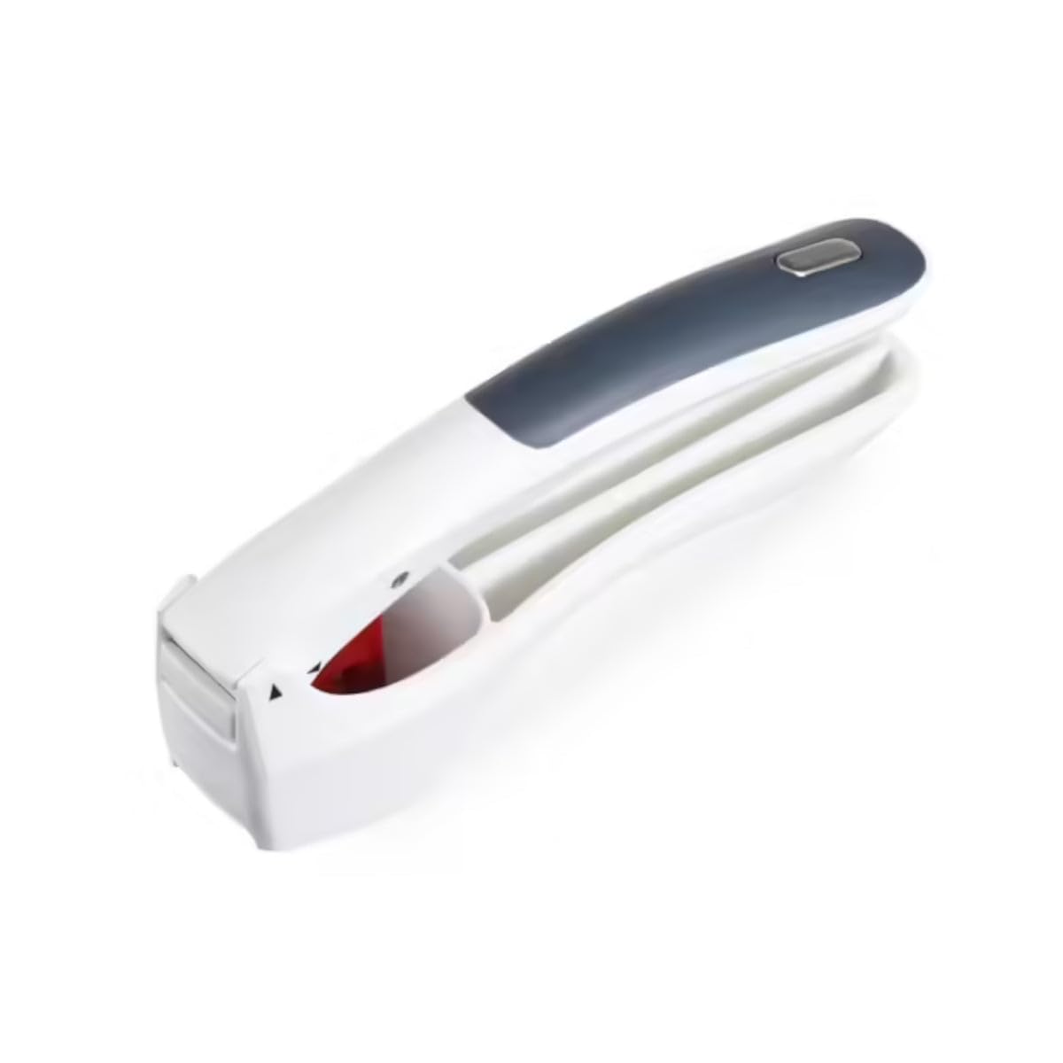 Zyliss E960006 Stainless Steel Garlic Press - Easy Clean, Silver/Red - Professional Garlic Crusher for Garlic Cloves & Bulbs - Perfect for Cooking, Baking & Meal Prep