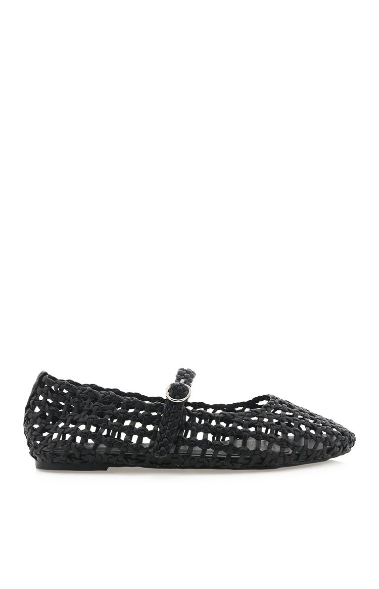 Billini Gitta Black Ballet Flats for Women - Comfortable & Stylish Pointed Toe Flat Shoes for Work, Office, and Casual Wear