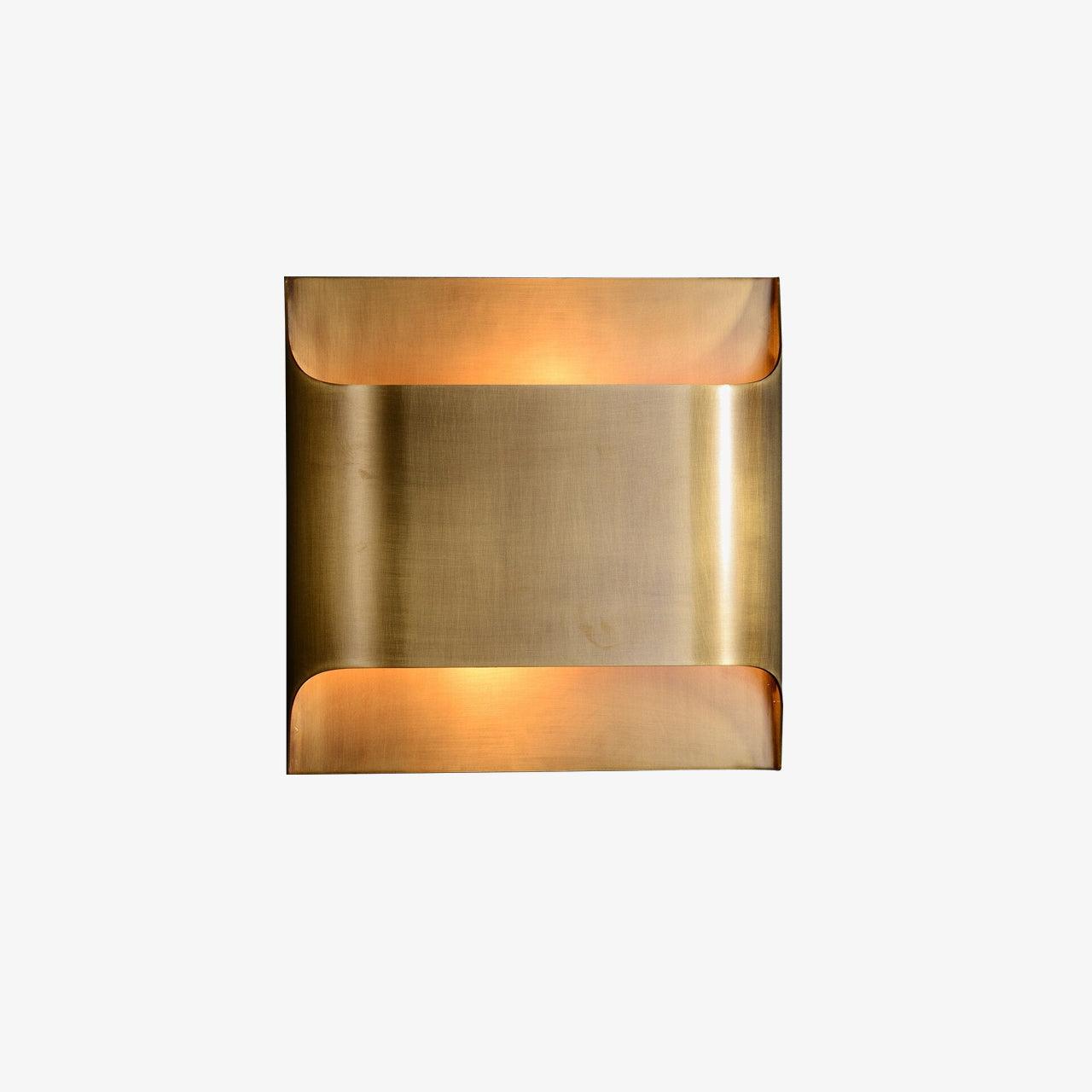 Leclerc Brass Wall Lamp - Vintage Industrial Sconce Lighting for Living Room, Bedroom & Hallway - Perfect for Ambient & Accent Lighting